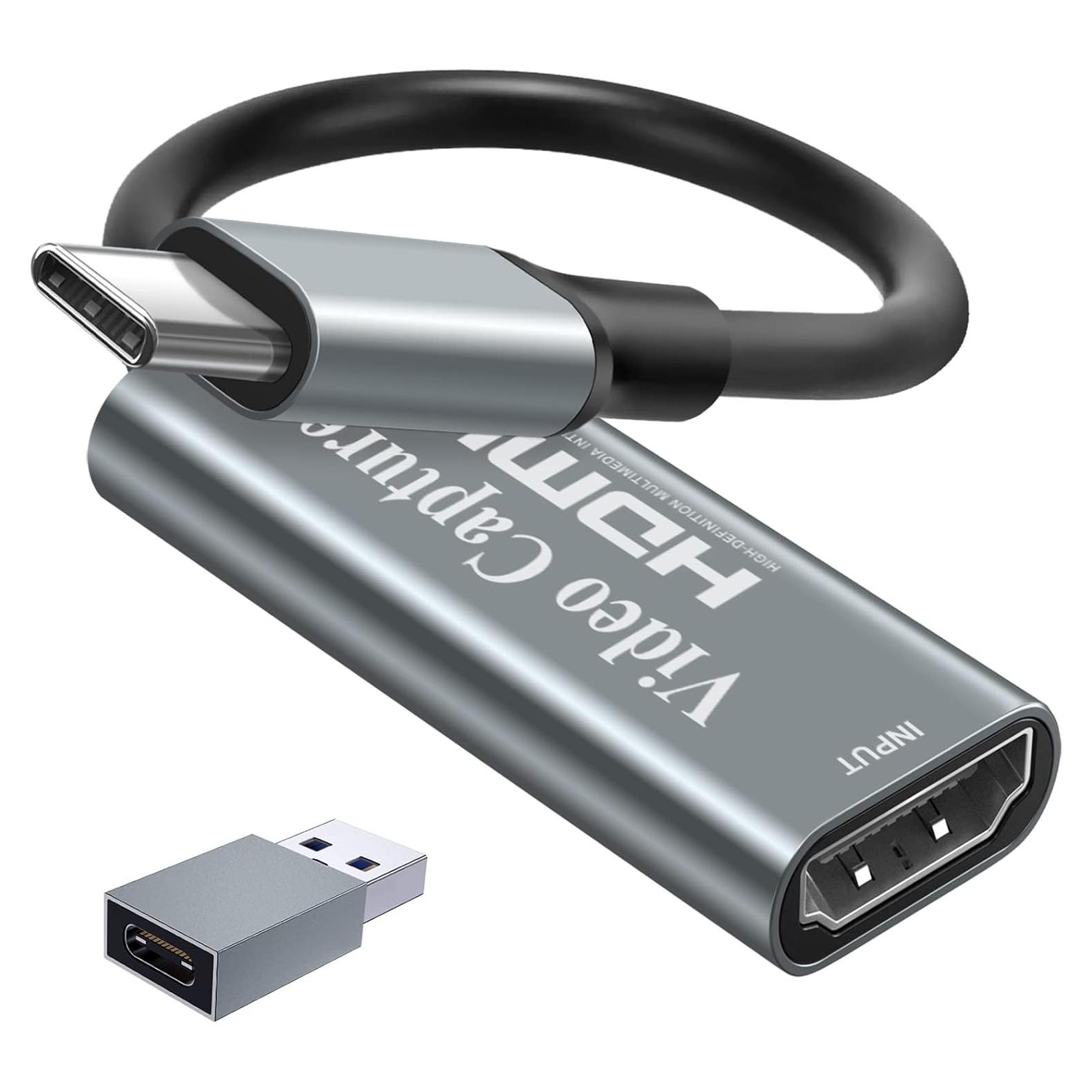 Tarjeta de Captura de Video Papeaso 4K HDMI 1080p USB-C