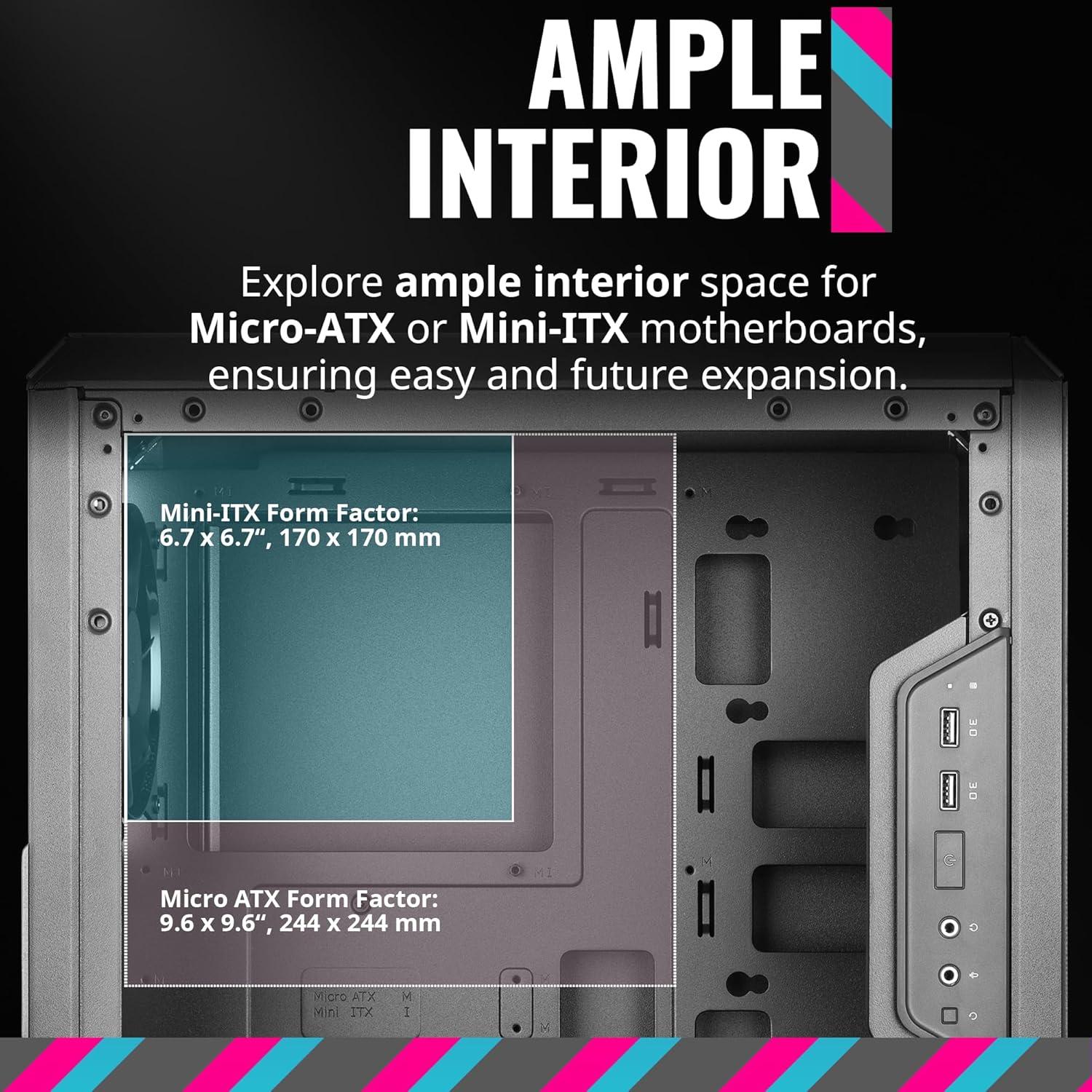 Cooler Master MasterBox Q300L Torre Micro-ATX Negra