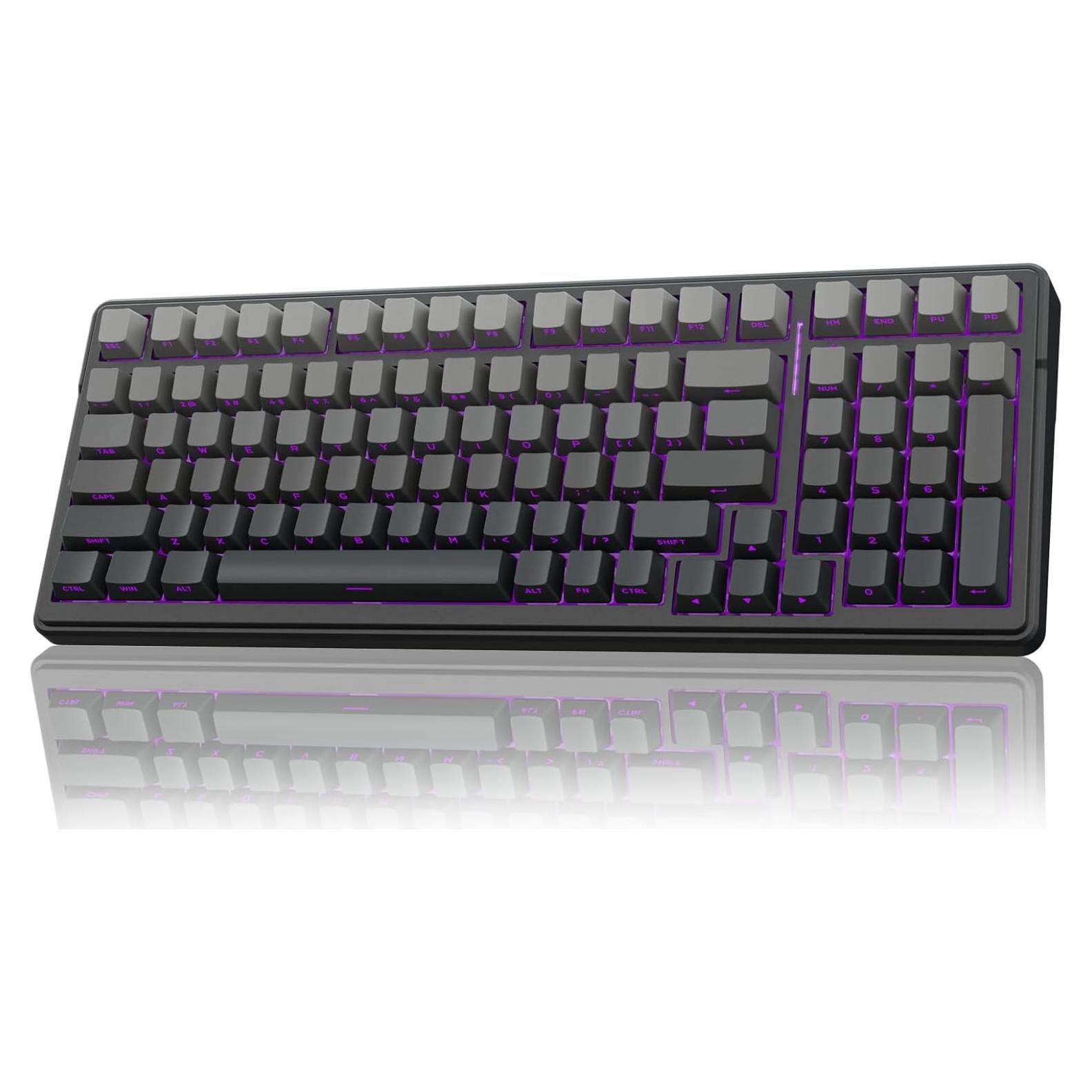 Teclado Mecánico Inalámbrico AULA F99 Pro RGB 99 Teclas