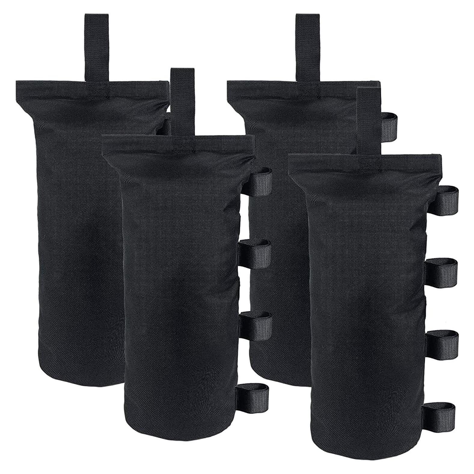 Juego de 4 Bolsas de Peso para Toldo Joramoy 13.61 kg Negro