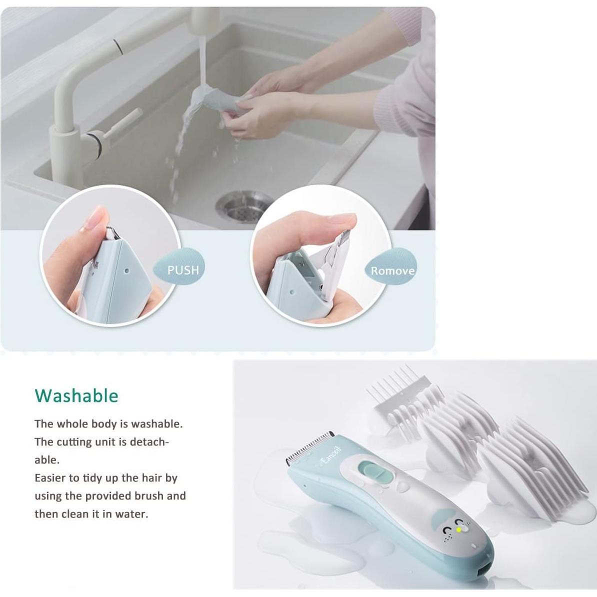 Cortadora de Cabello Eléctrica EANCEIL para Bebés y Niños