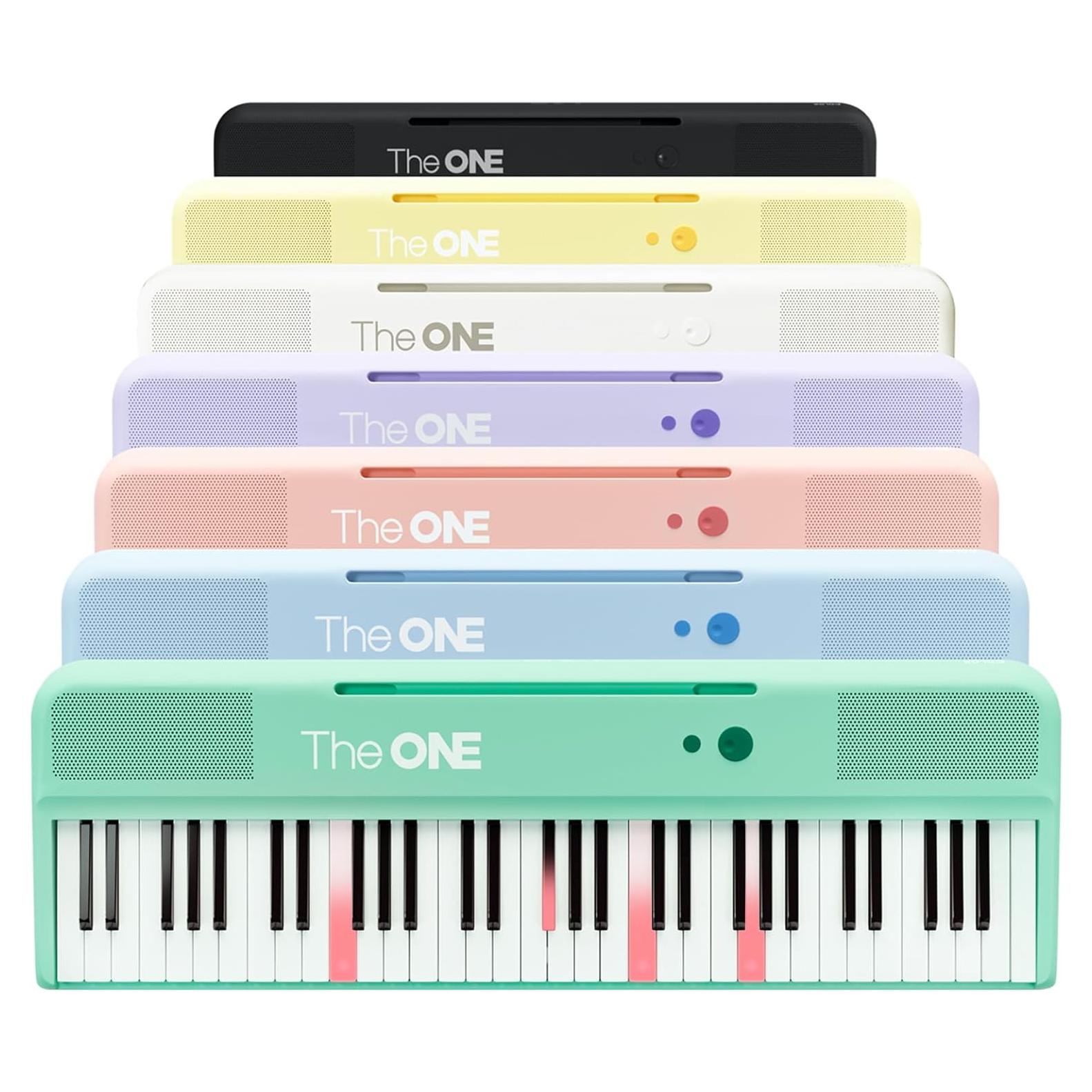 Teclado Eléctrico Inteligente ONE Verde 61 Teclas MIDI