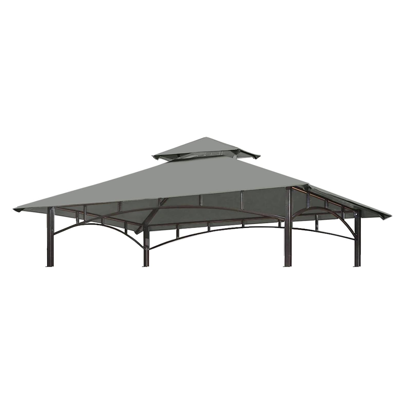 Cubierta de Reemplazo para Gazebo Eurmax 5x8 Gris UV Resistente