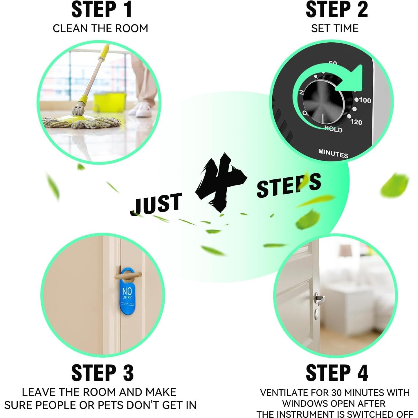 Generador de Ozono LANDNOR AIR-002 90,000mg/h para 557m²