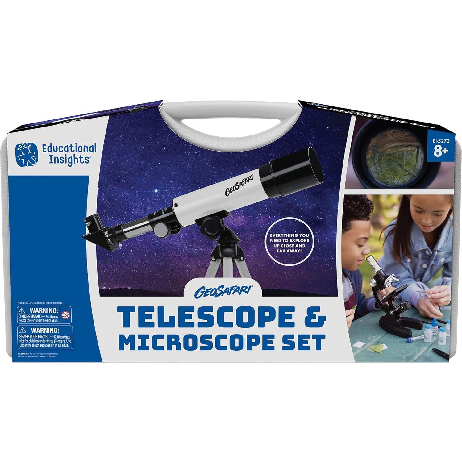 Set Telescopio y Microscopio GeoSafari 2-en-1 STEM