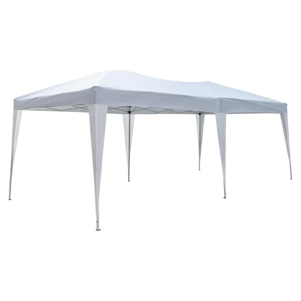 Toldo Gazebo Plegable YYAO 3x6m Impermeable Altura Ajustable