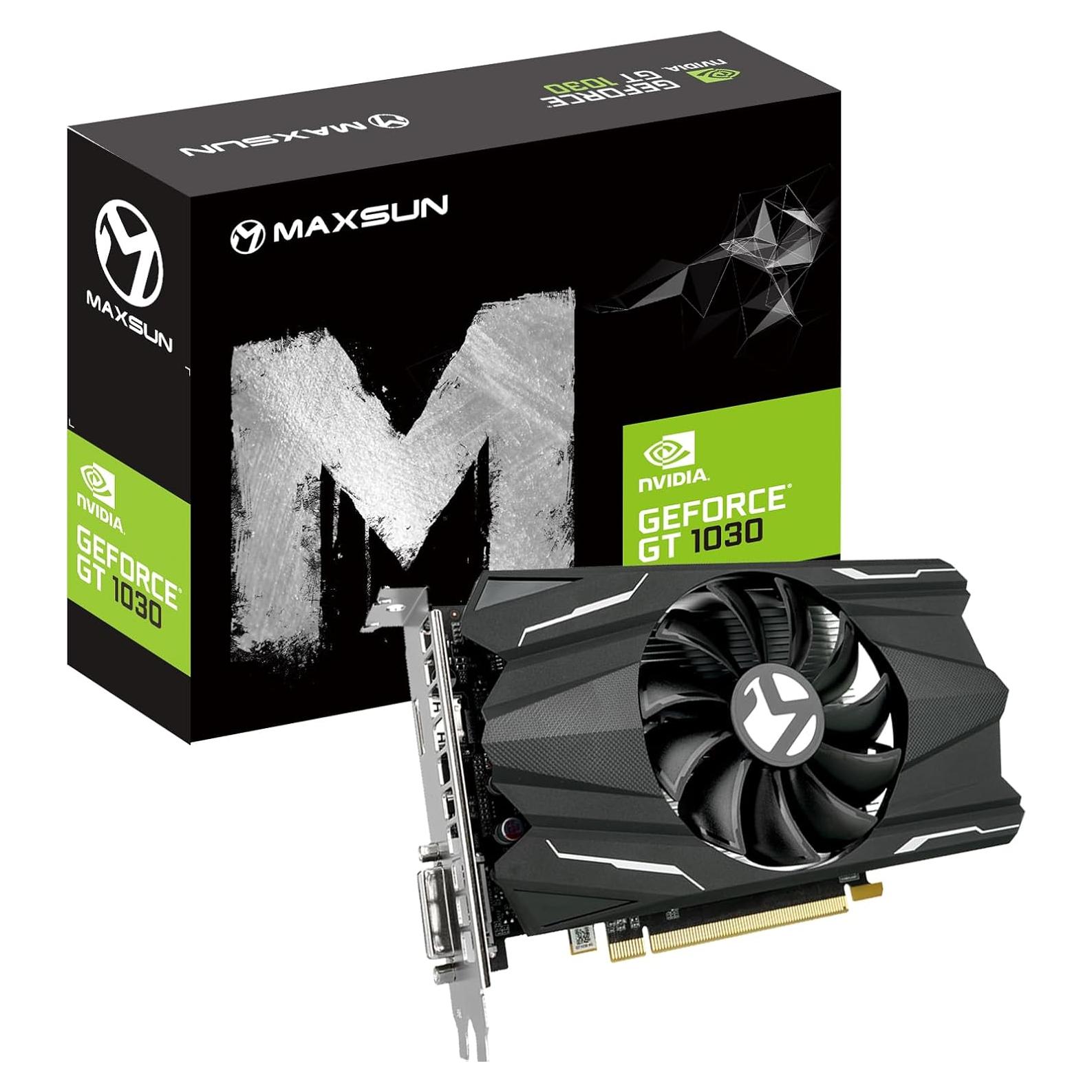 Tarjeta Gráfica MAXSUN GeForce GT 1030 4GB GDDR4 Mini ITX