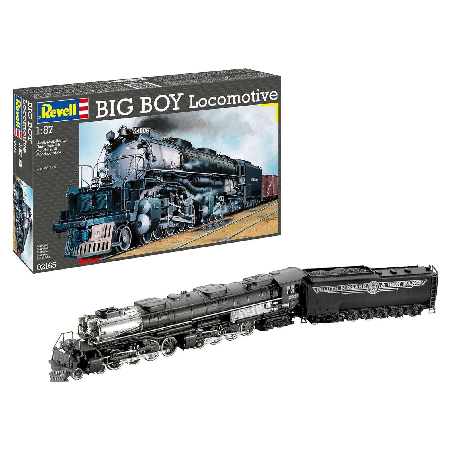 Locomotora Big Boy Revell 87 Piezas Modelo a Escala