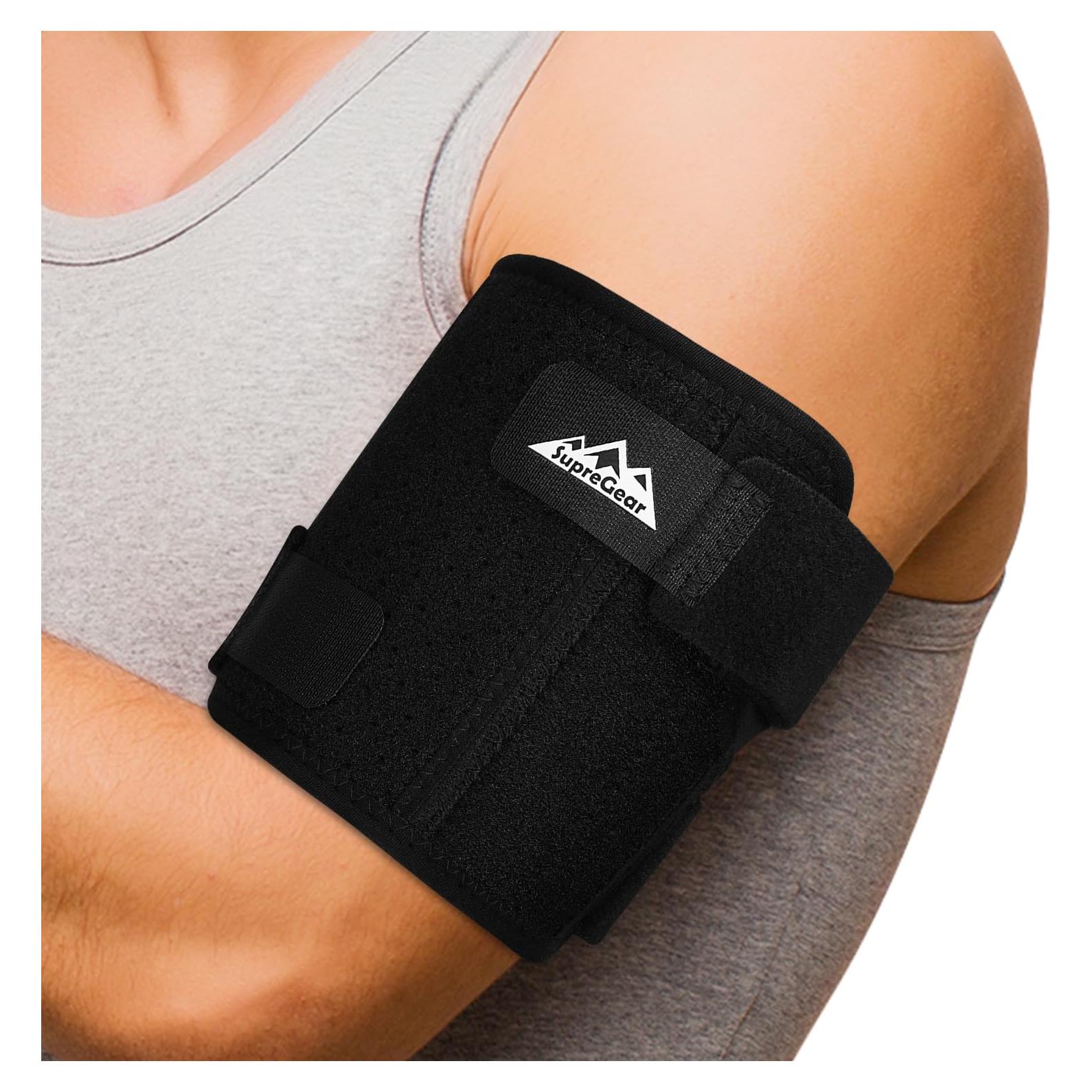 Faja de Compresión SupreGear para Tendinitis Brazo M Negro