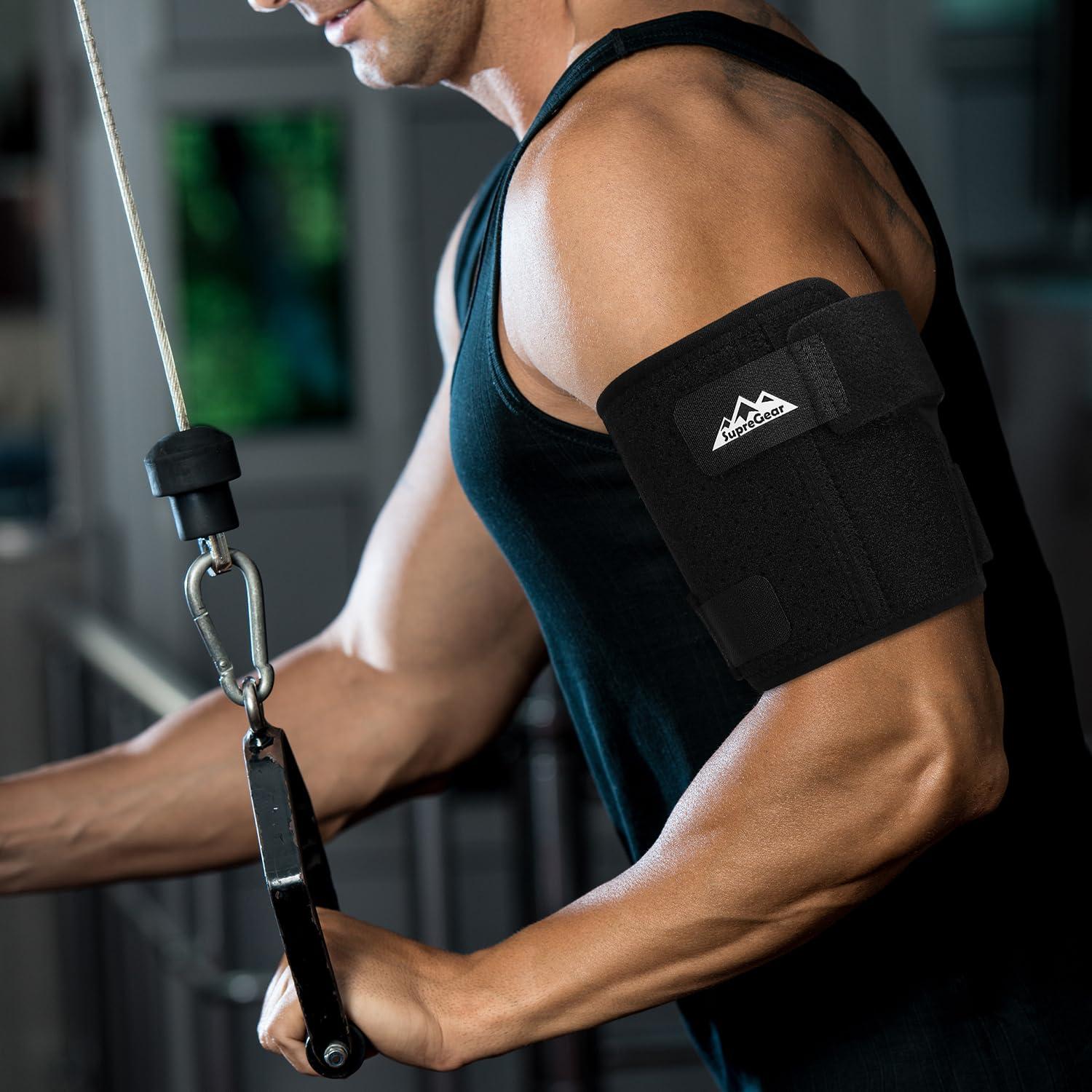 Faja de Compresión SupreGear para Tendinitis Brazo M Negro
