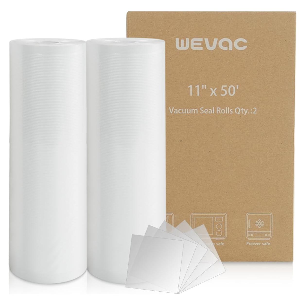 Bolsas de Sellado al Vacío Wevac 27,94x15,24m 2 Paquetes