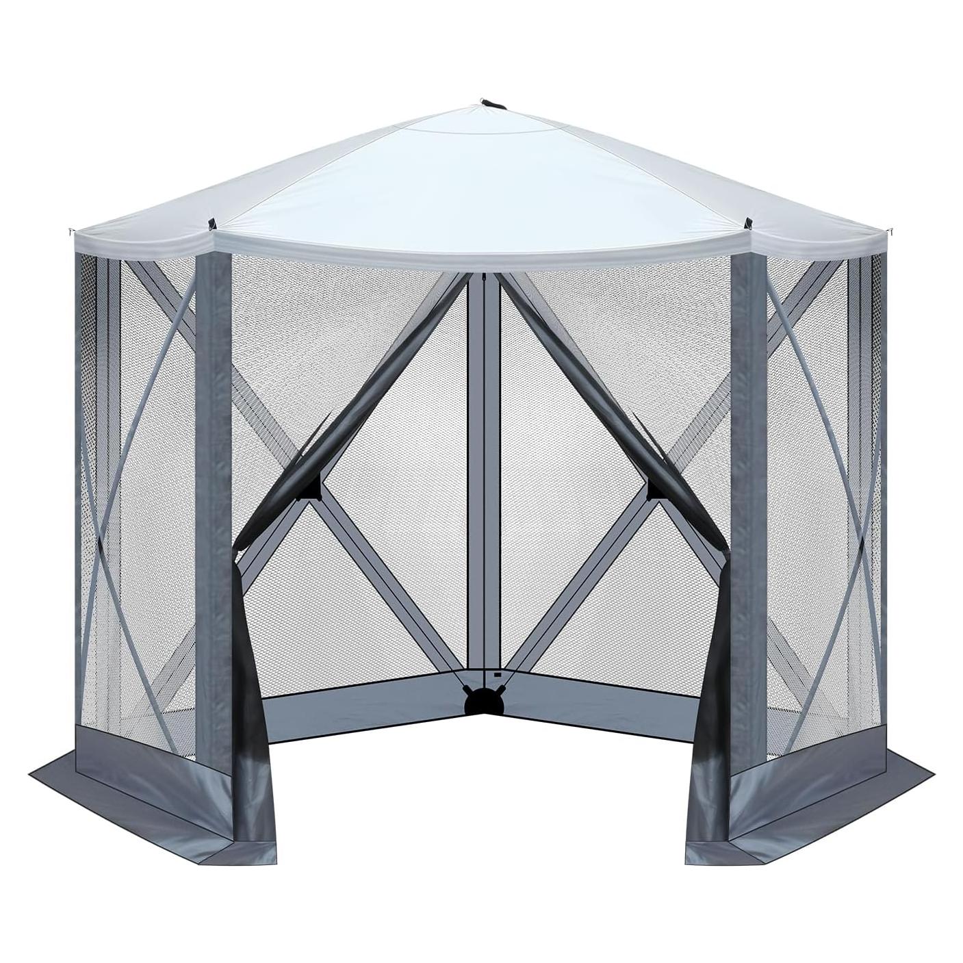 Carpa Gazebo Plegable VINGLI 3x3m con Mosquitera y UPF50+