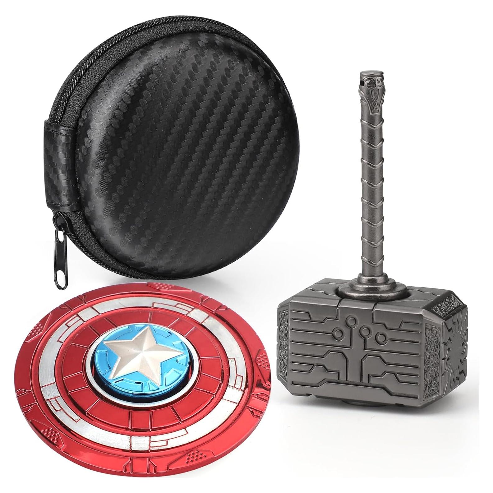 Spinner Antiestrés Transformable Amarlozn - Juguete de Metal 2 Piezas