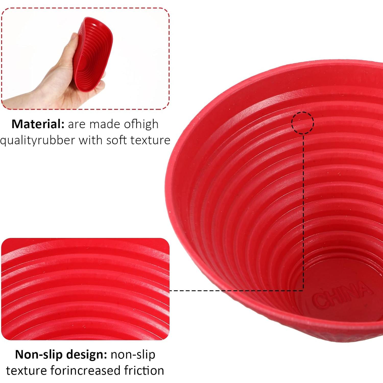 3 Abridores de Tarros de Goma Antideslizantes para Personas Mayores