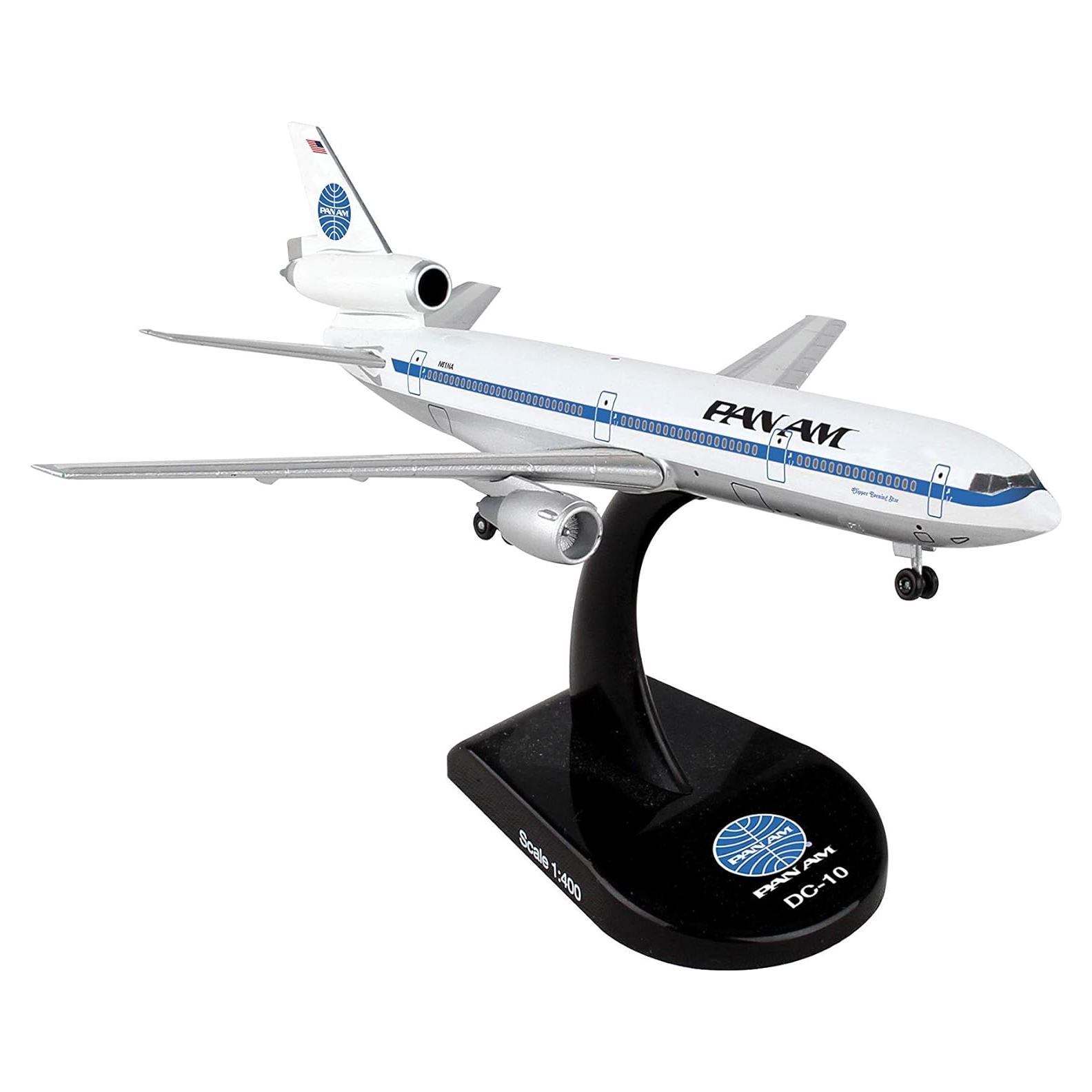 Sello Postal Daron Pan Am DC-10 1/400 Detalles Auténticos