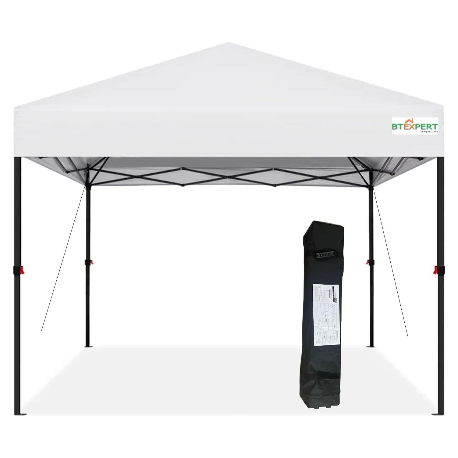 Carpa Plegable BTEXPERT 3x3m para 1 Persona con Ruedas