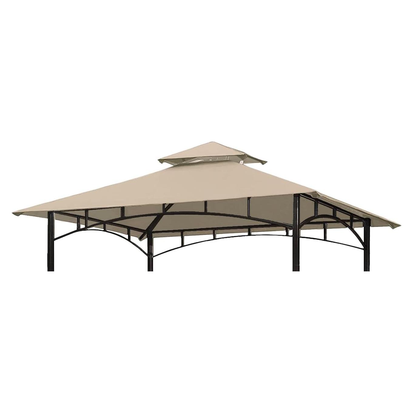 Canopy Reemplazo ONTHEWAY para Gazebo L-GZ238PST-11 Caqui