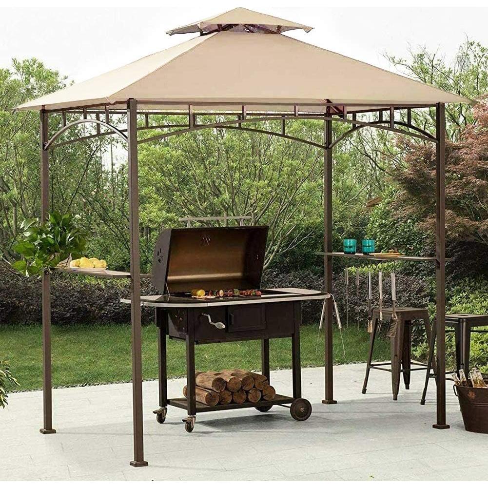 Canopy Reemplazo ONTHEWAY para Gazebo L-GZ238PST-11 Caqui