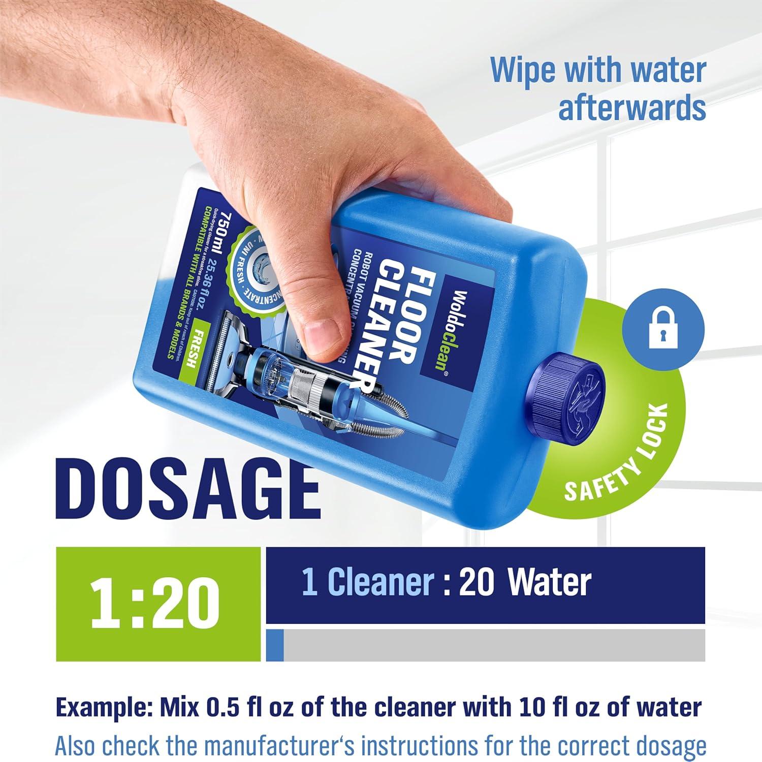 Concentrado de limpieza para pisos WoldoClean 739ml - 75-150 usos