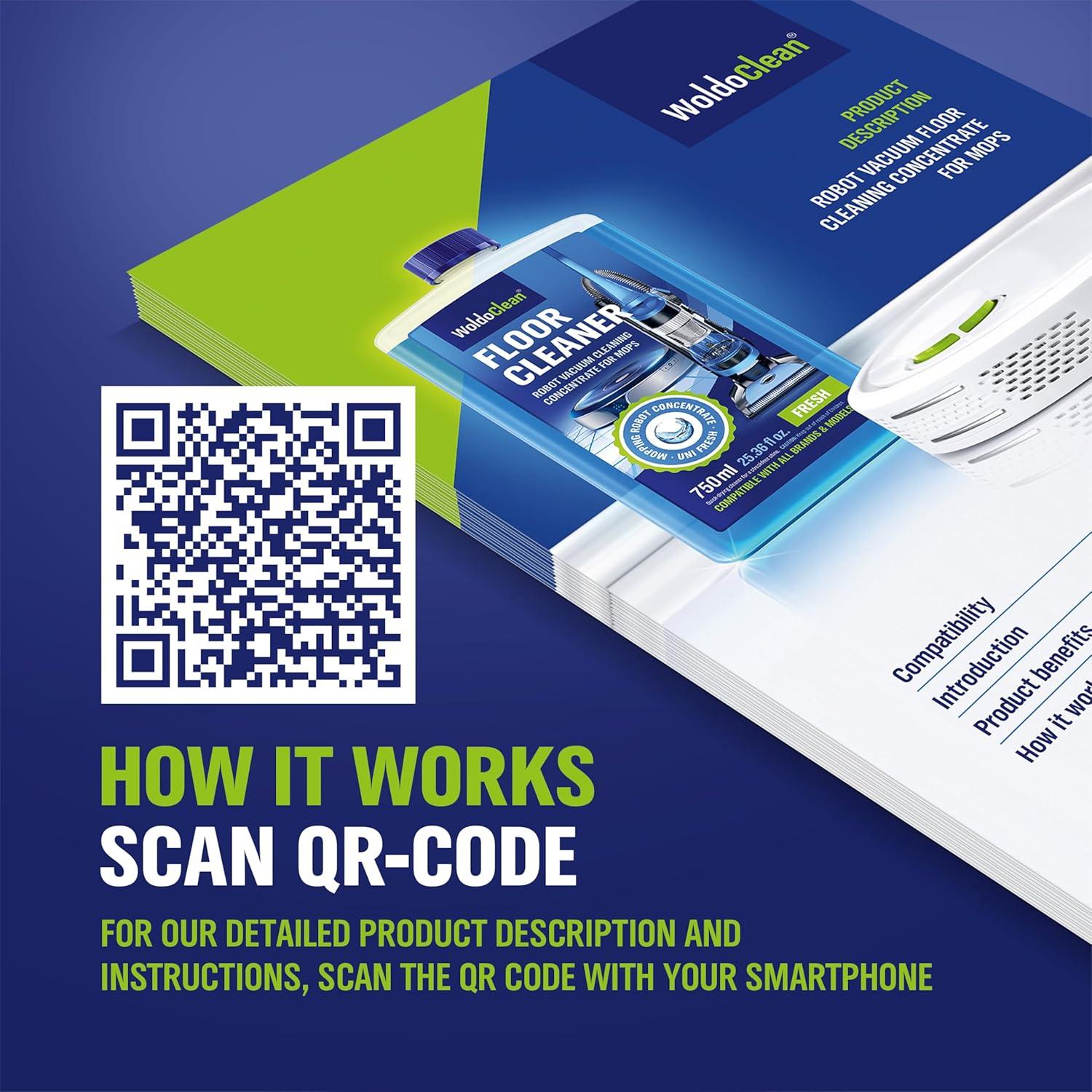 Concentrado de limpieza para pisos WoldoClean 739ml - 75-150 usos