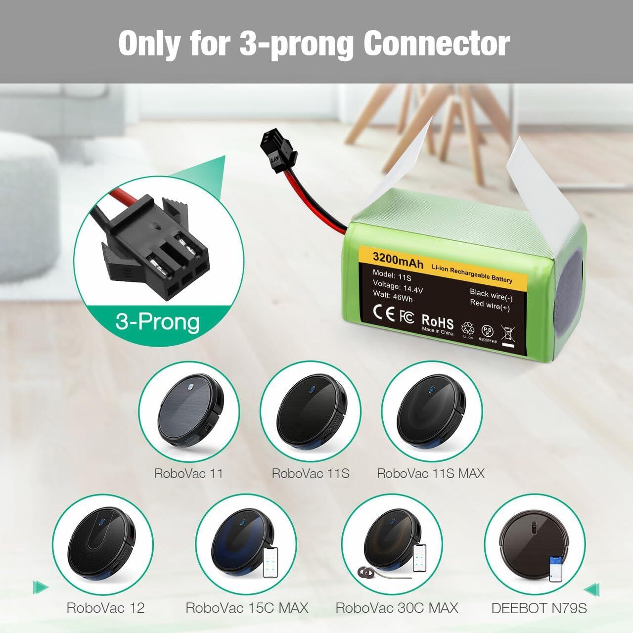 Batería de Reemplazo Eufy 3200mAh FirstPower 11S 14.4V