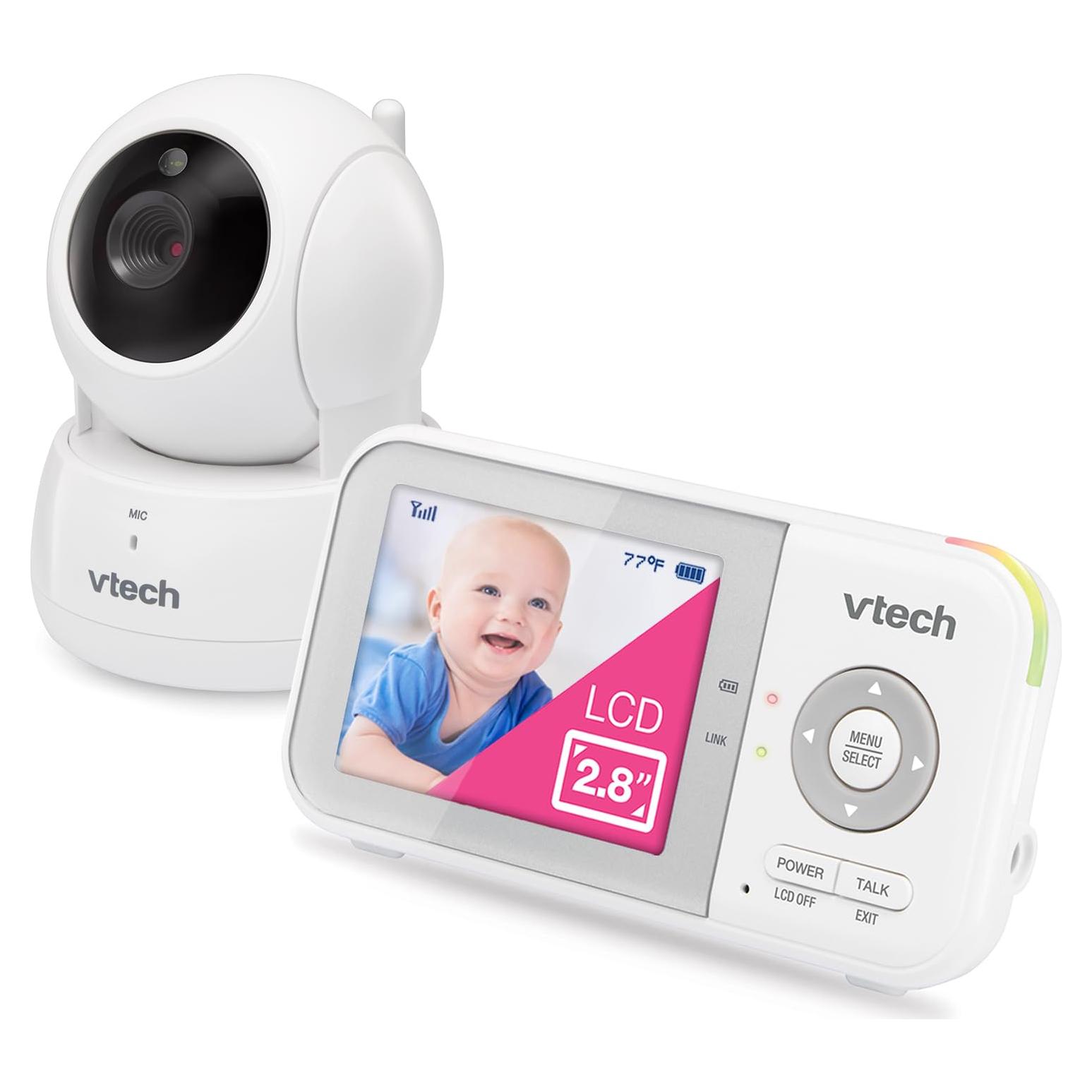 Monitor para Bebés VTech VM923, Pantalla 2.8", Pan-Tilt-Zoom