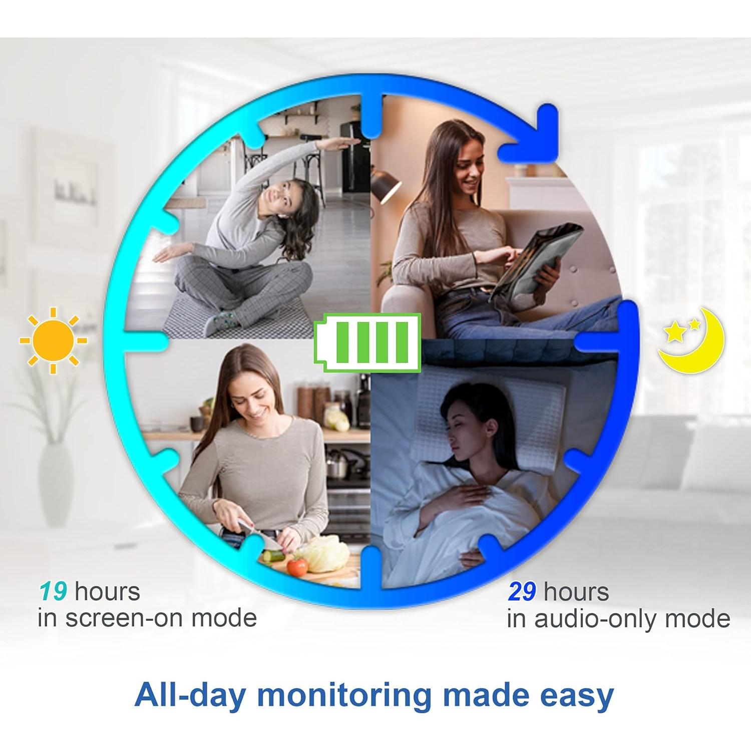 Monitor para Bebés VTech VM923, Pantalla 2.8", Pan-Tilt-Zoom