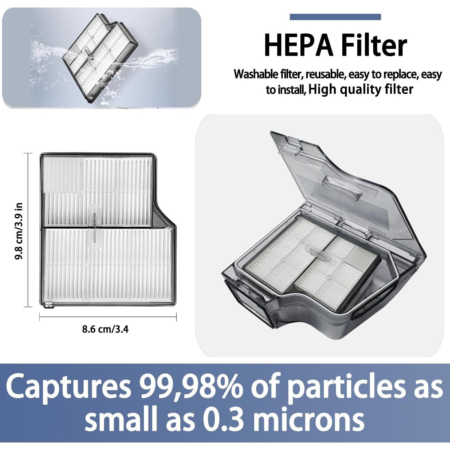 Kit de Reemplazo para Aspiradora Roborock Saros 10/S9 MaxV Ultra