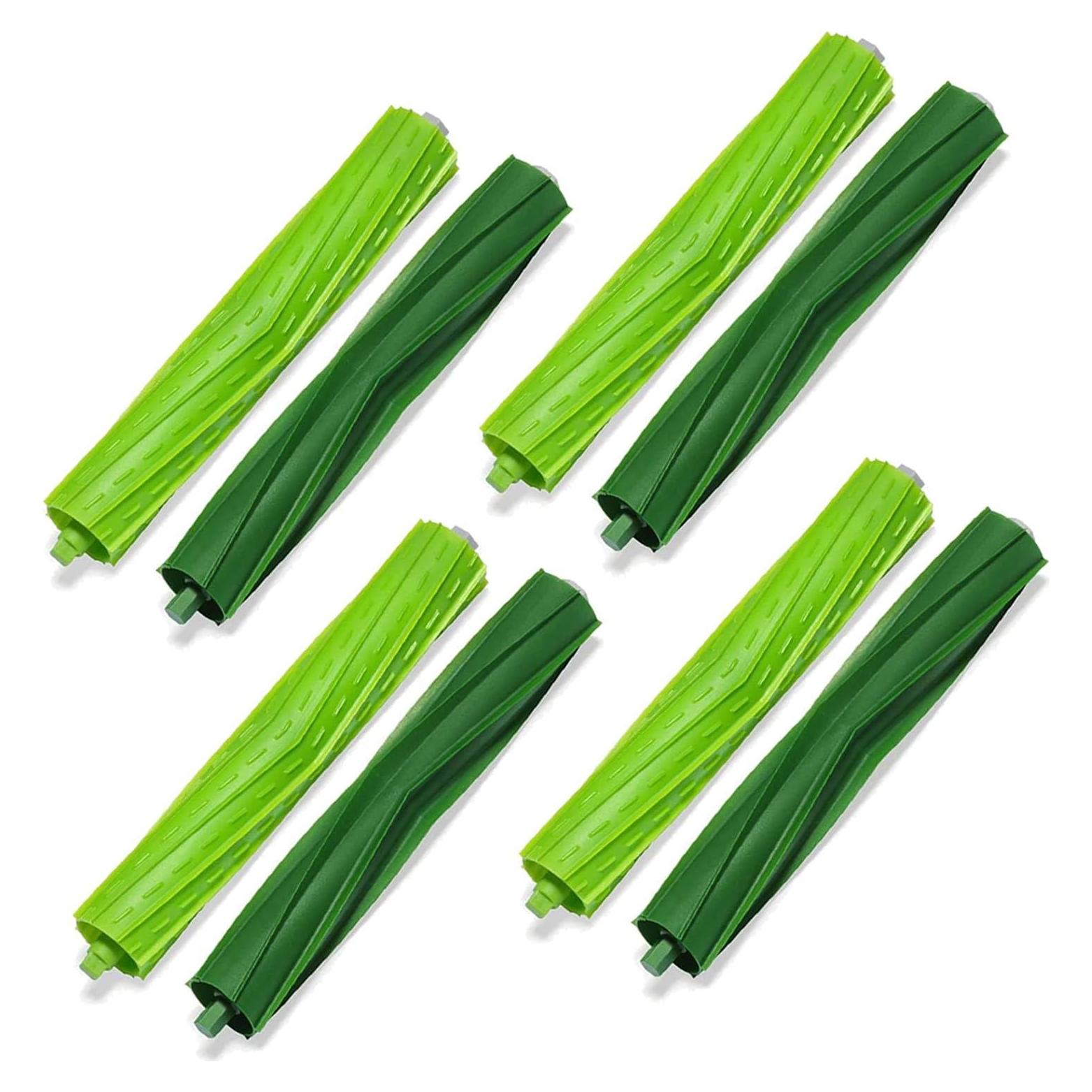 4 Cepillos de Rodillo de Goma ECOMAID para iRobot Roomba