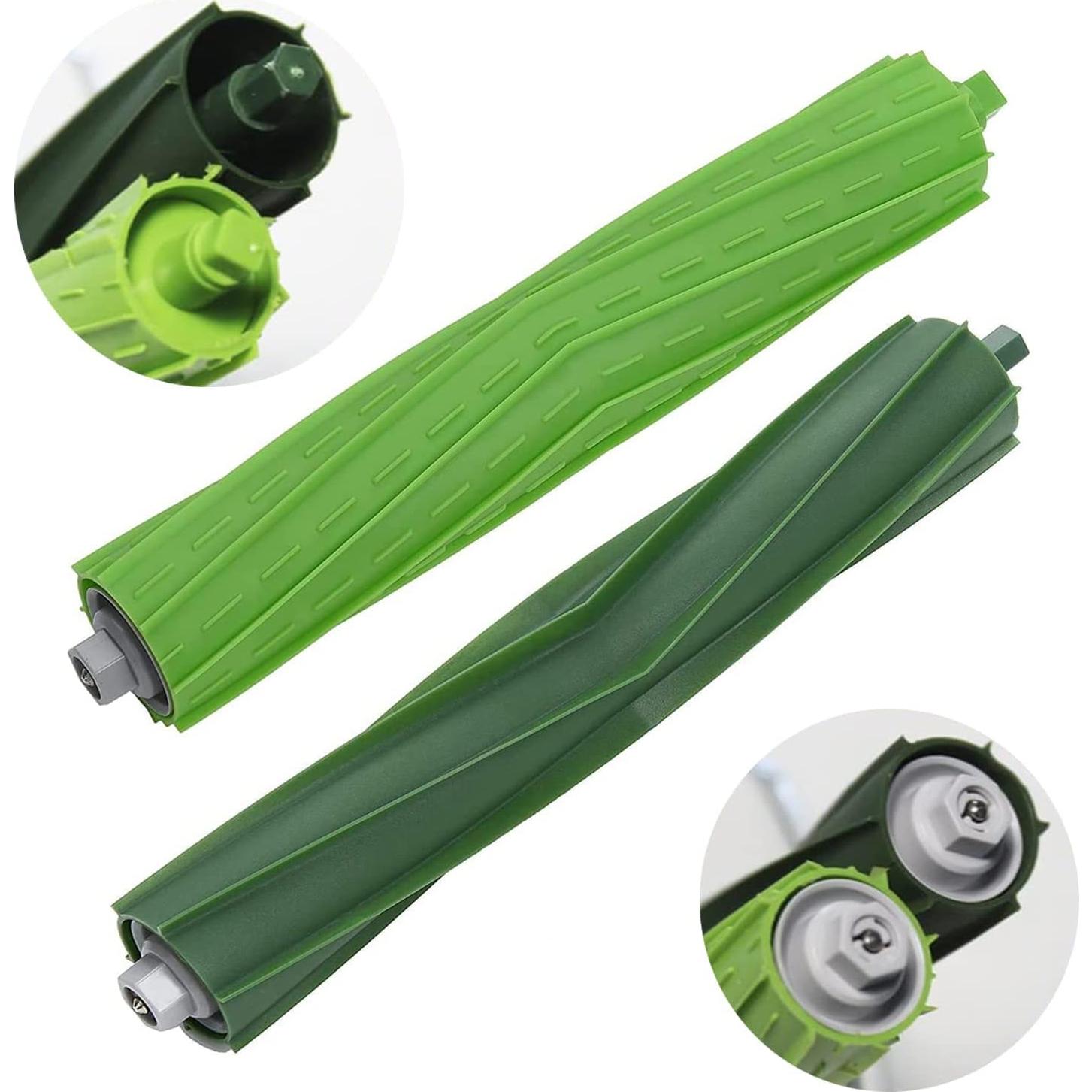 4 Cepillos de Rodillo de Goma ECOMAID para iRobot Roomba