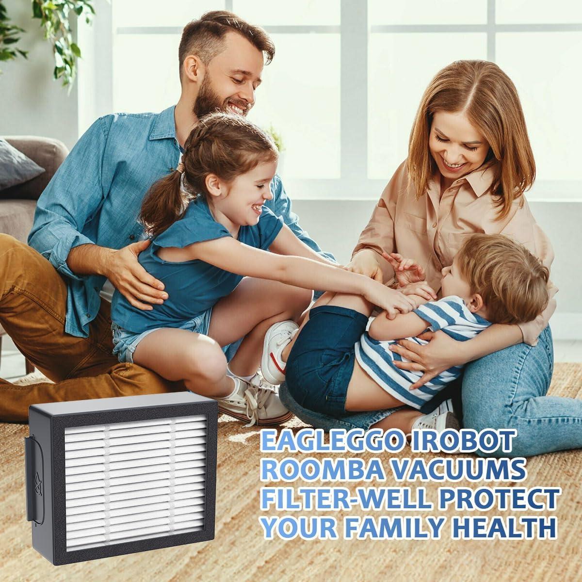 Filtro HEPA EAGLEGGO 4639161 para Aspiradora iRobot 3 Piezas