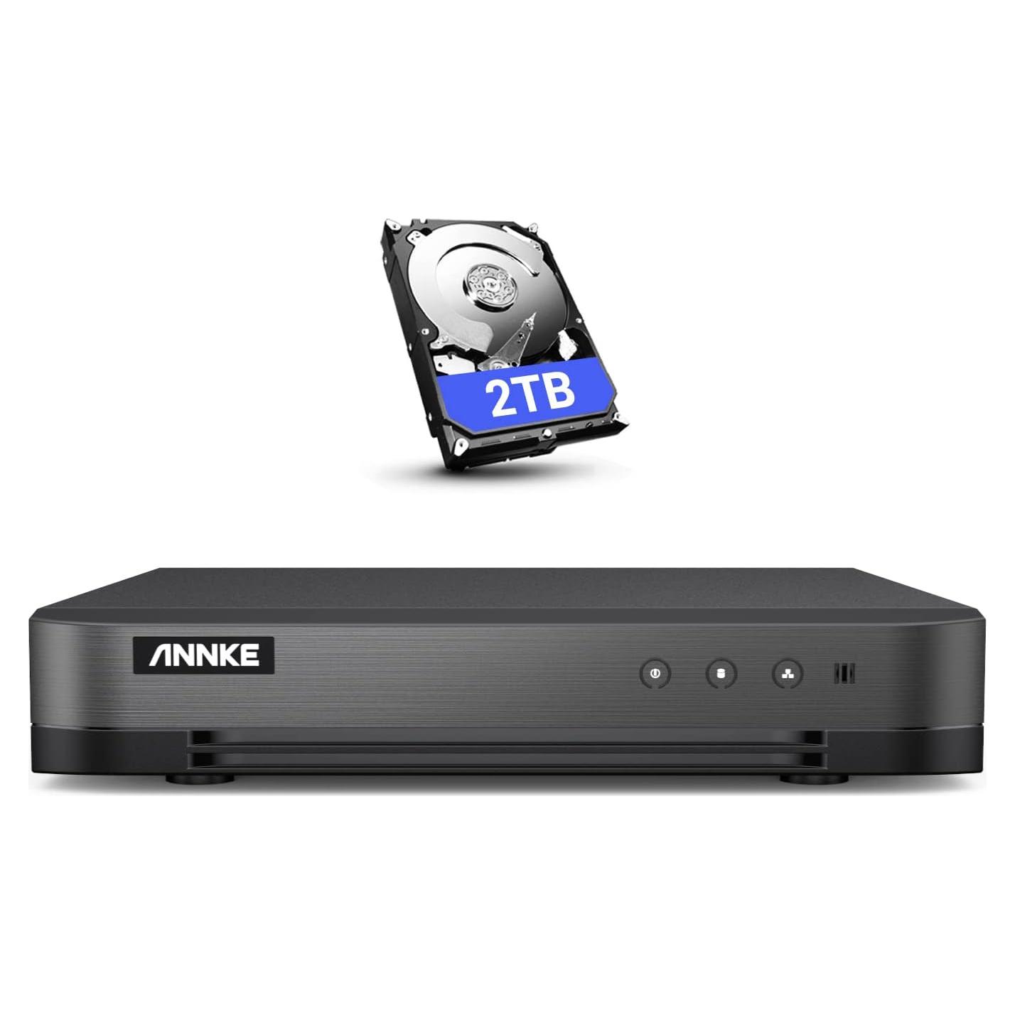 DVR CCTV ANNKE 16 Canales 1080P Híbrido 2TB Acceso Remoto