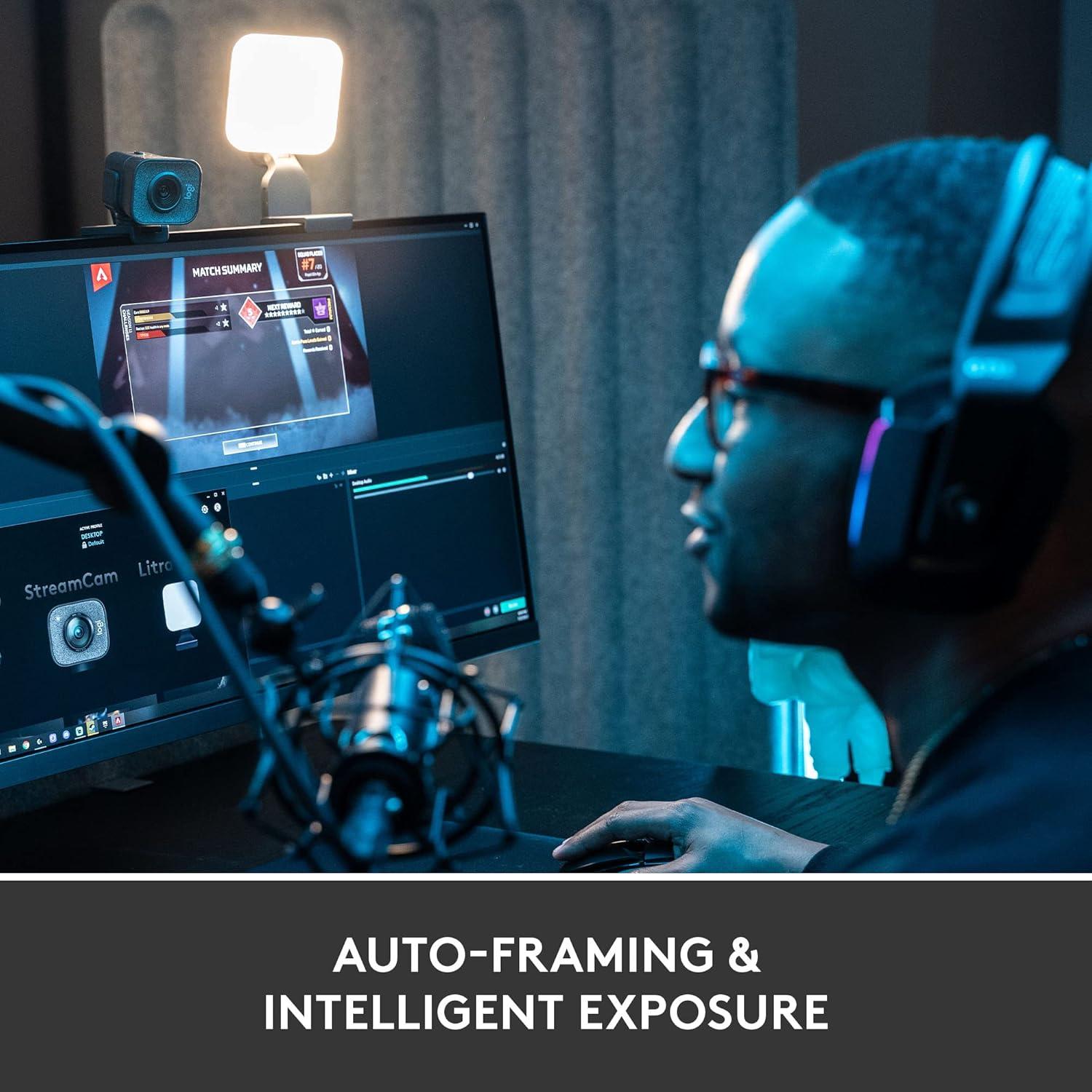 Webcam Logitech StreamCam Full HD 1080p 60 fps - Grafito