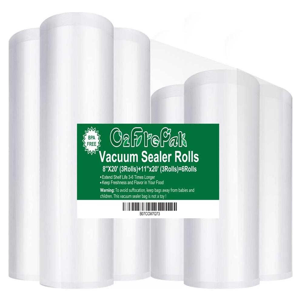 Bolsas de Sellado al Vacío O2frepak 6Pack 20cm y 28cm