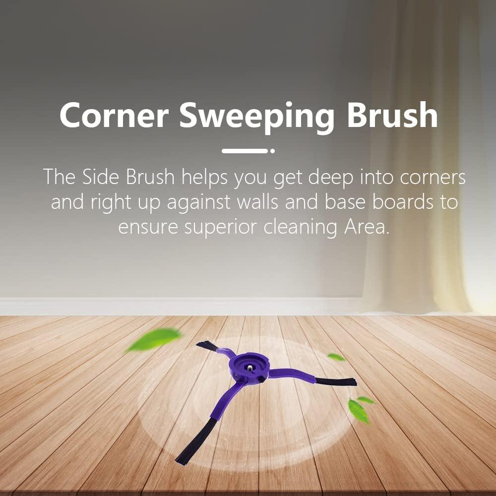 Cepillos Laterales de Reemplazo NEUTOP para Eufy RoboVac X8 - Paquete de 9