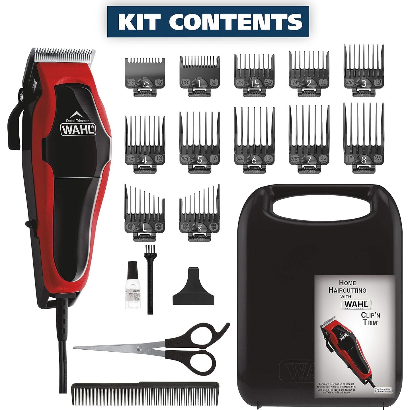 Cortadora de Cabello Wahl Clip 'N Trim 2 en 1 con Recortadora