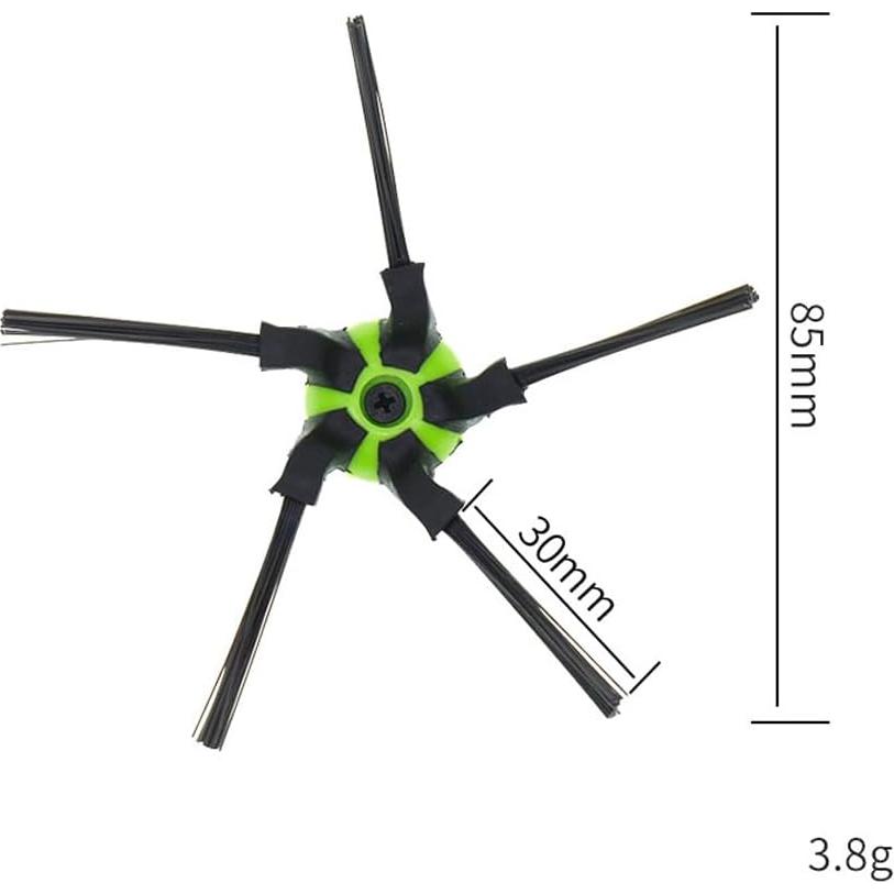 Cepillos Laterales de Repuesto Fteysak para Aspiradora S9 - Paquete de 4
