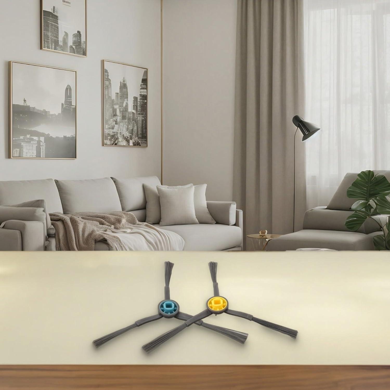 Paquete de 8 Cepillos Laterales para Aspiradoras Eureka y Obode