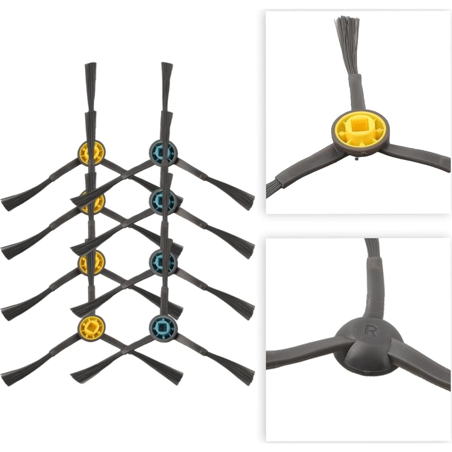 Paquete de 8 Cepillos Laterales para Aspiradoras Eureka y Obode