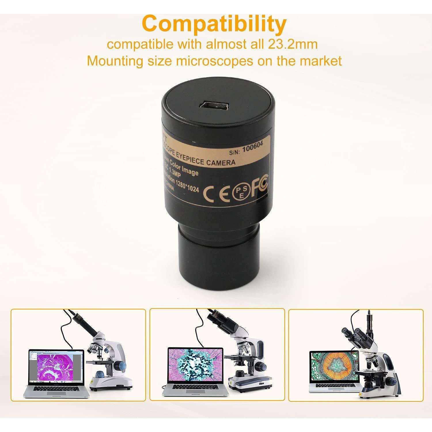 Cámara Digital 1.3MP SNM SWA-EP1 para Microscopios