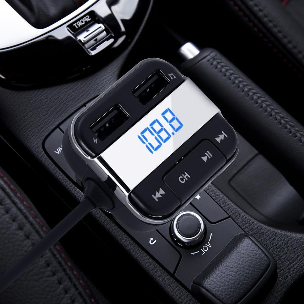 Transmisor FM Bluetooth Pyle PBT91.5 con USB y SD