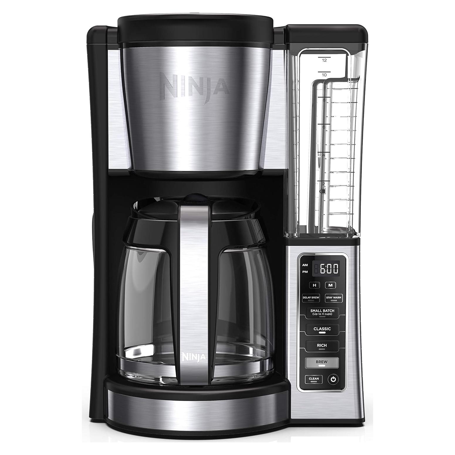 Cafetera Programable Ninja CE251 12 Tazas Acero Inoxidable