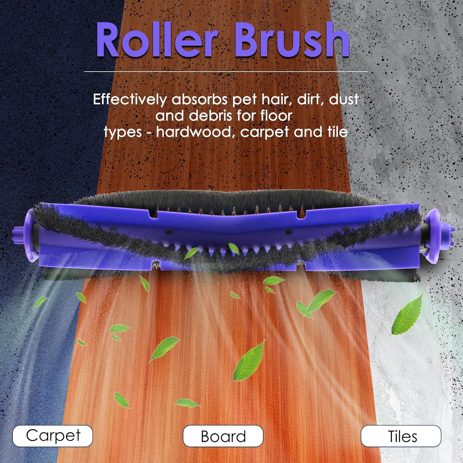 Rodillos de Cepillo de Reemplazo MIBUMIKI para Narwal Freo - 2 Piezas