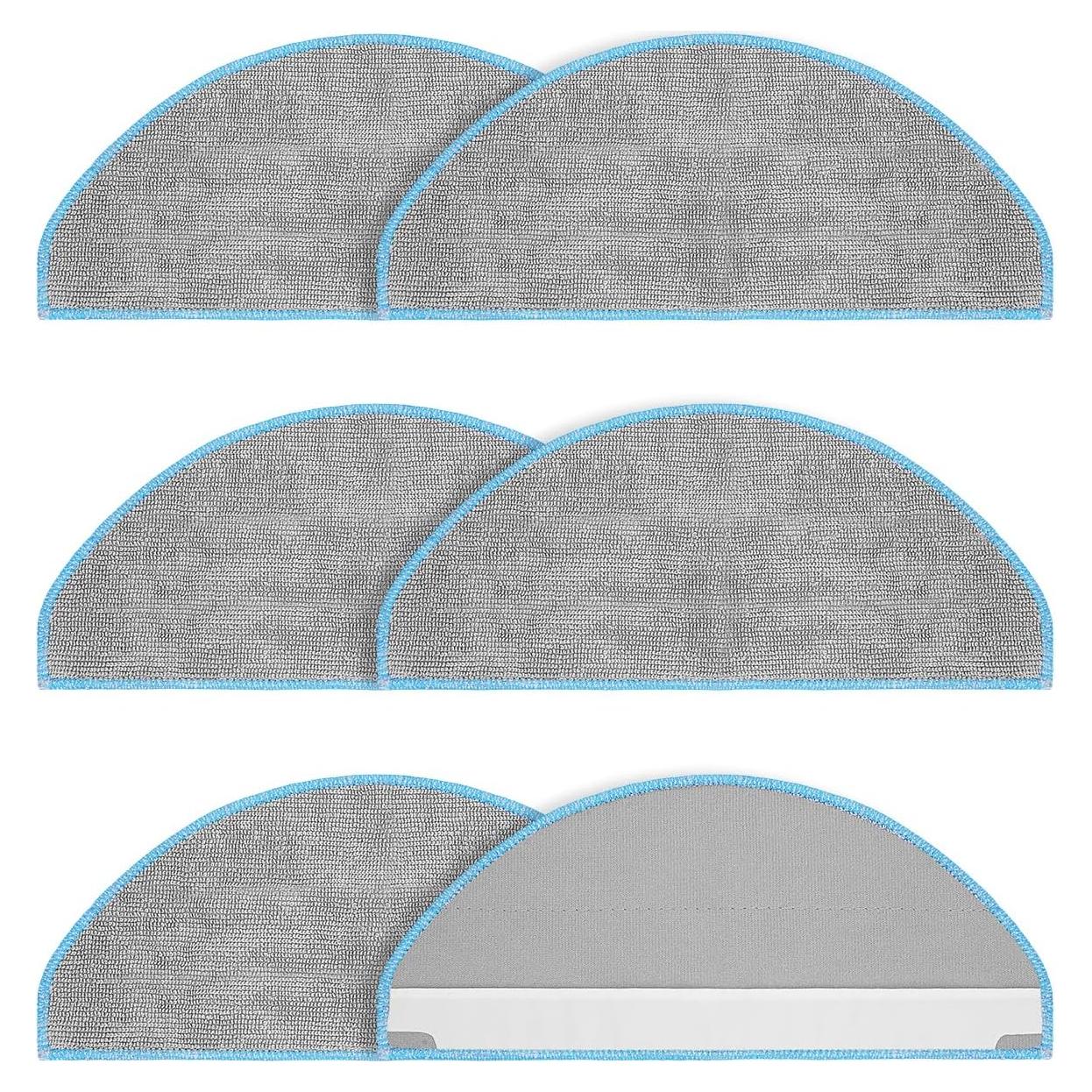 Paquete de 6 Paños de Mopa Microfibra DR DAPPER para iRobot Roomba