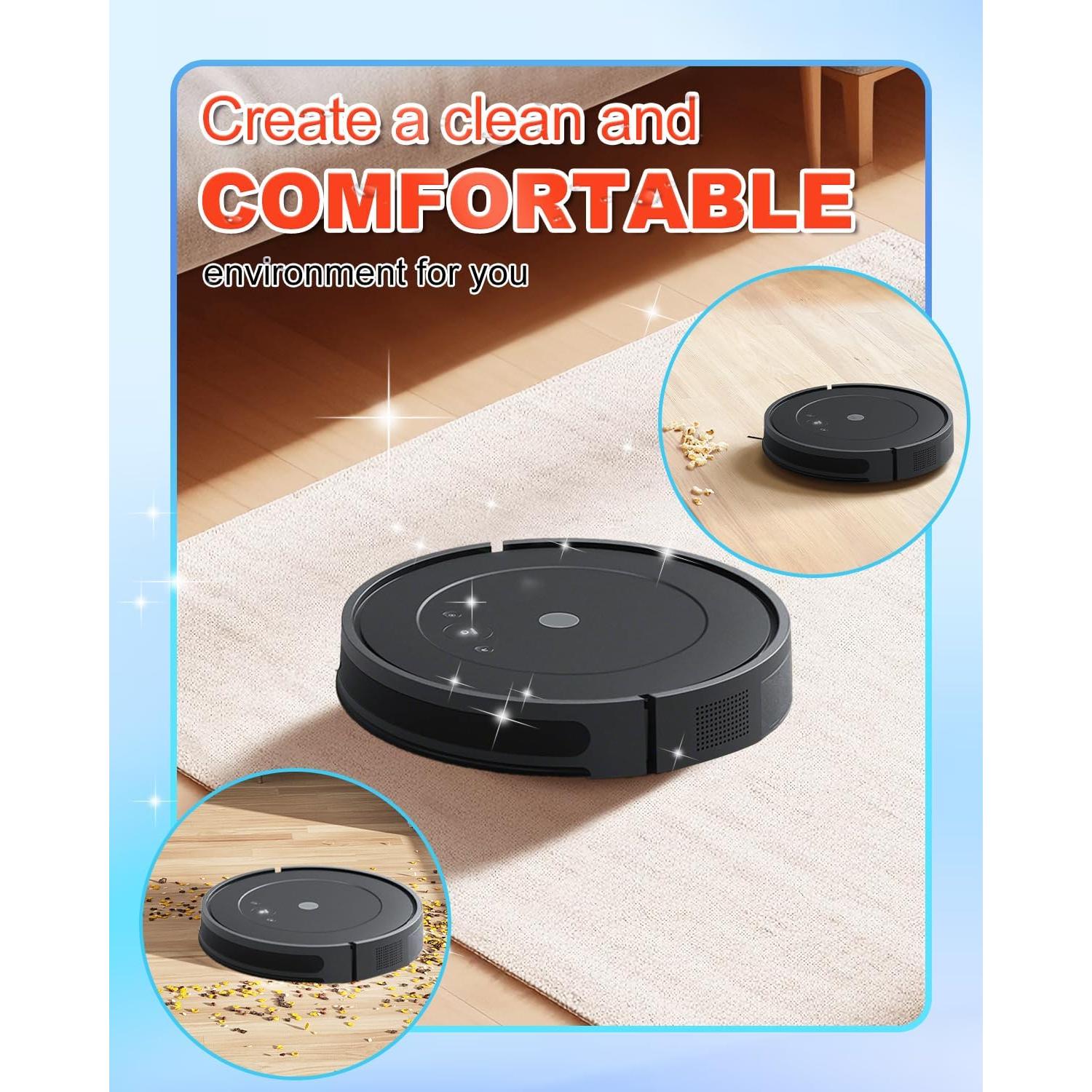 Paquete de 6 Paños de Mopa Microfibra DR DAPPER para iRobot Roomba