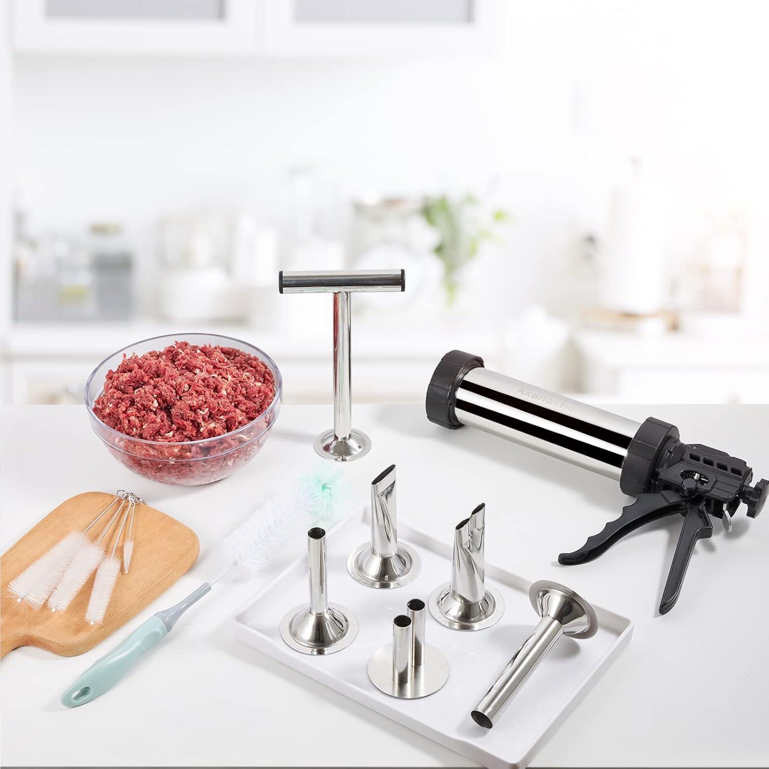 Pistola para Jerky MTOGALT de Acero Inoxidable 2LB 12 Piezas