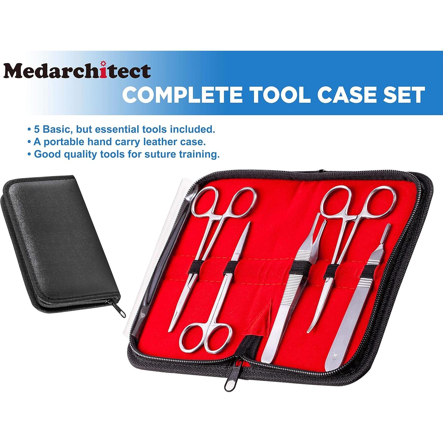 Kit de Práctica de Suturas Medarchitect 30 Piezas