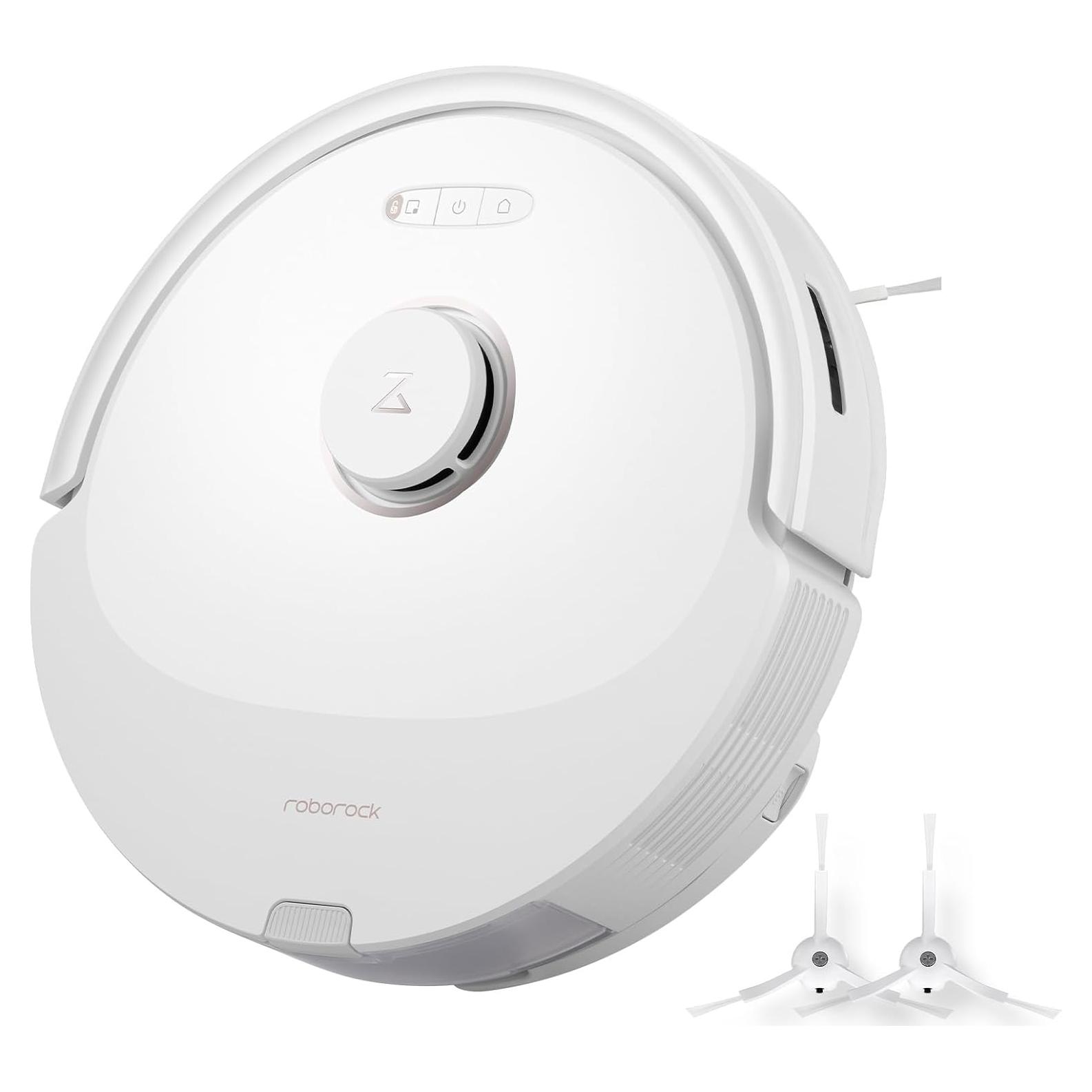 roborock Q8 Max Robot Vacuum and Mop Cleaner with 2Pcs Side Brushes Replacement Bundle