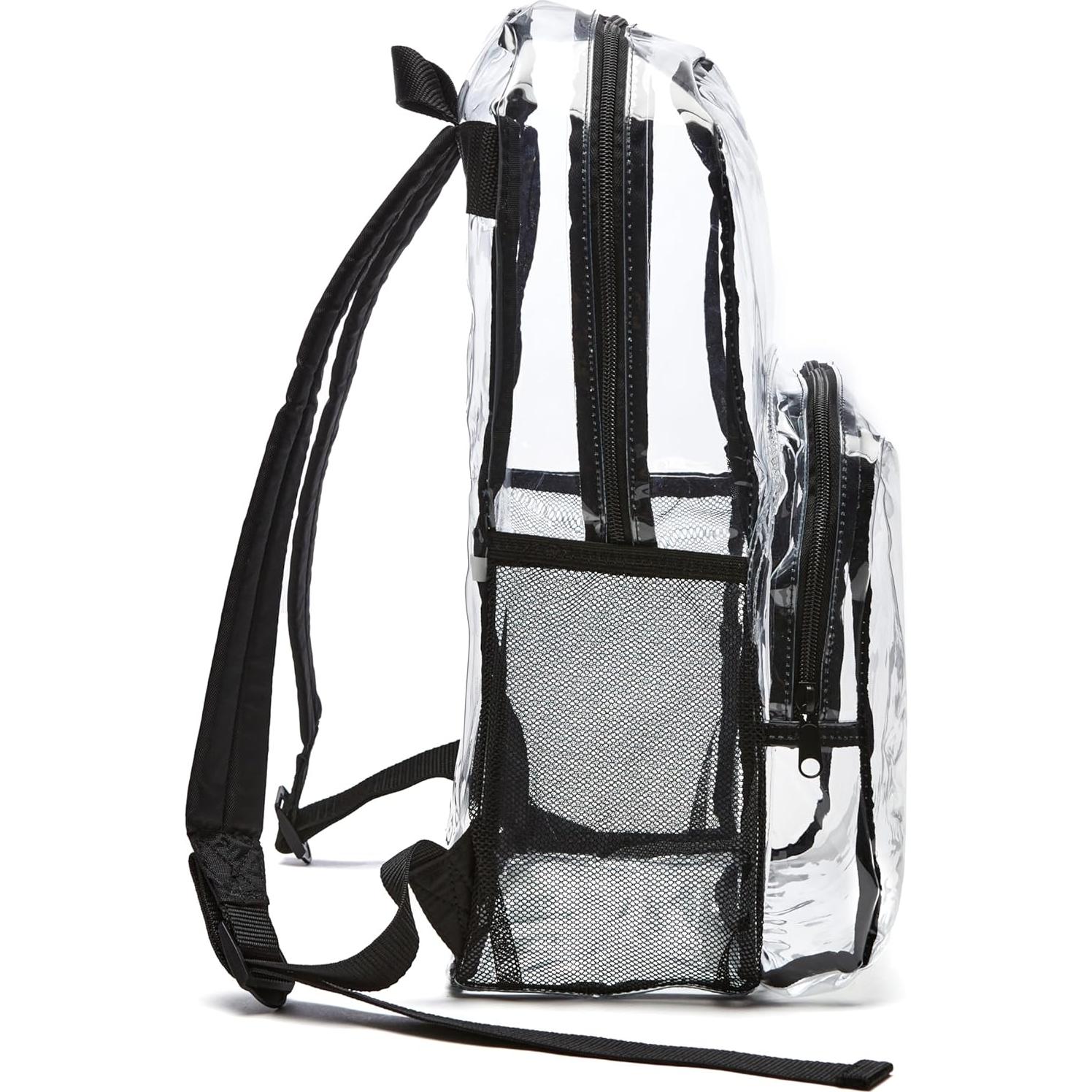 Mochila Escolar Transparente Amazon Basics 43x33x17.8 cm