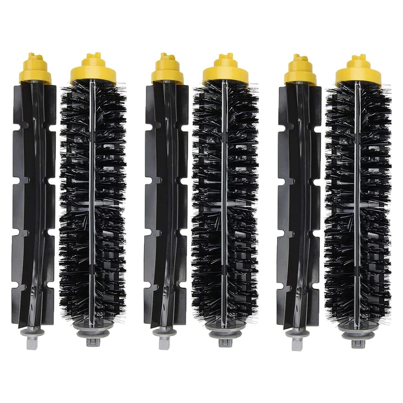 3 Cepillos de Repuesto Fuyoda para iRobot Roomba 600 y 700